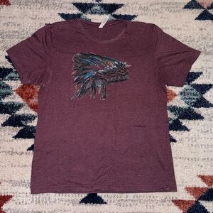 Maroon Graphic T-Shirt
